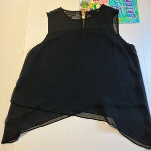 Sheer Black Top